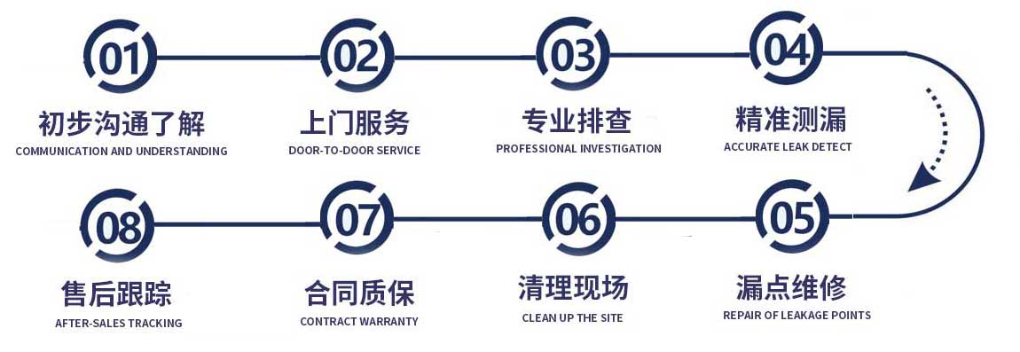 抚顺修漏水流程